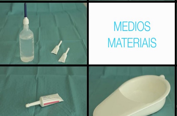 Materiales adm. medicación vía rectal
